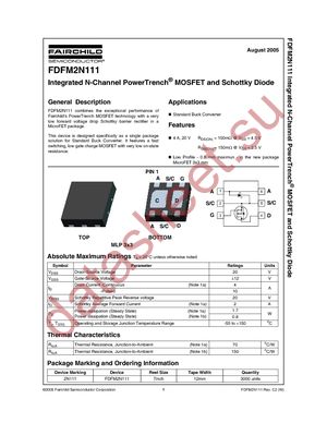 FDFM2N111 datasheet  